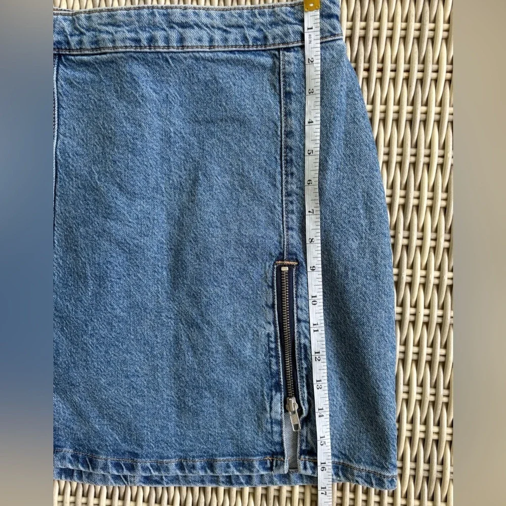 We The Free Midnight Magic Jean Skirt size 4 boho festival‎ layered minimalist